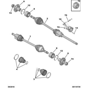 Citroen Relay 2006-2019 Diesel Drive-Shaft New Right