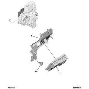 Citroen Dispatch 2016-2020 Diesel Air Conditioning Control Unit