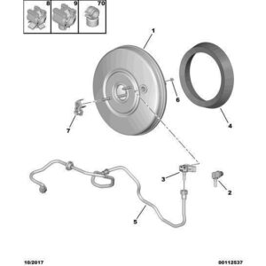 Citroen C5 Air Cross 2018-2021 Petrol Brake Amplifier