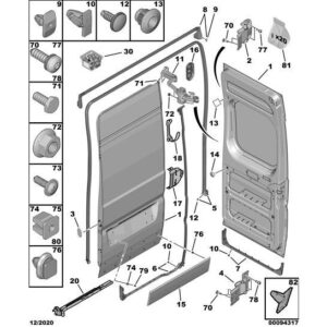 Citroen Relay 2006-2019 Diesel Rear Door Fixings