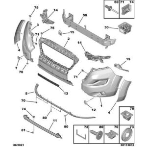Citroen Relay 2006-2019 Diesel Front Bumper Fastenings