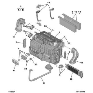 Citroen Dispatch 2016-2020 Diesel Evaporator Housing