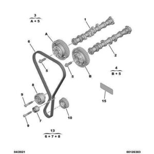 Citroen Berlingo 2015-2018 Petrol Timing Tension Roller