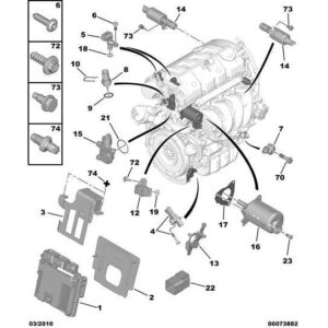 Citroen Berlingo 2008-2012 Petrol Timing Control Solenoid Valve
