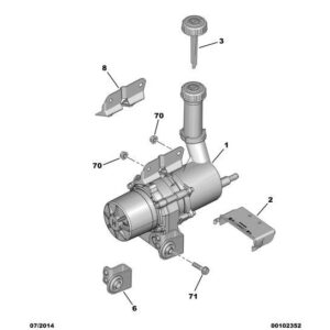 Citroen C4 2010-2013 Petrol Electric Pump Power Steering