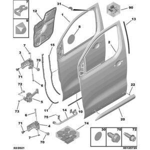 Citroen Dispatch 2016-2020 Diesel Door Fixings