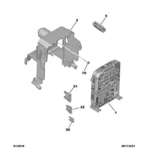 Citroen Berlingo 2018-2021 Petrol Anc Control Box