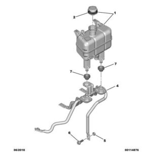 Citroen Relay 2006-2019 Diesel Expansion Bottle Support