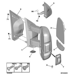 Citroen Relay 2006-2019 RH Door Mirror