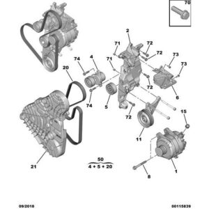 Citroen Relay 2006-2019 Diesel Alternator Pulley