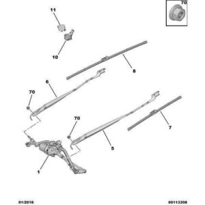 Citroen Berlingo 2018-2021 Petrol Rain Sensor