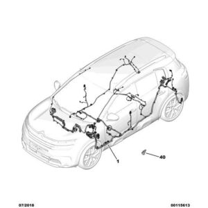 Citroen C5 Air Cross 2018-2021 Petrol Interior Wiring Harness