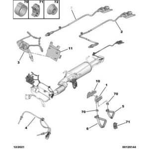 Citroen Relay 2006-2019 Diesel Particle Filter Pressure Pipe