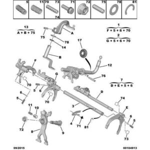 Citroen C5 2004-2008 Diesel Manual Gear-Box Fork 3+4