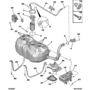 Citroen Relay 2006-2019 Diesel Fuel Gauge