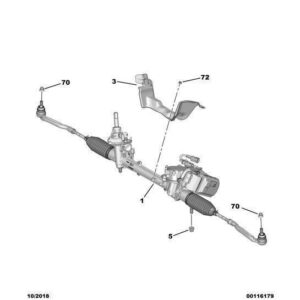 Citroen Berlingo 2018-2021 Petrol New Elect Steering Mechanism