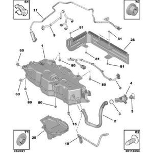 Citroen Relay 2006-2019 Diesel Tank Degassing Pipe