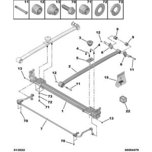 Citroen Relay 2006-2019 Diesel Bush Lower Arm