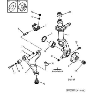 Citroen Saxo 1996-2004 Wheel Bearing Kit PSA