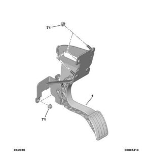 Citroen Dispatch 2016-2020 Diesel Accelerator Pedal
