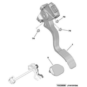 Citroen C3 Air Cross 2017-2021 Petrol Accelerator Pedal