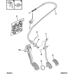 Citroen C3 2002-2005 Petrol Accelerator Pedal