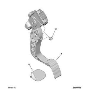Citroen C3 2005-2009 Petrol Accelerator Pedal