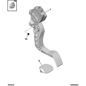 Citroen DS3 2010-2022 Petrol Accelerator Pedal Buffer