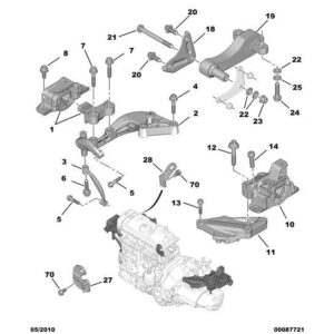 Citroen Nemo 2008-2015 Petrol Engine Mounting Bracket