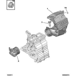 Citroen C1 2005-2009 Petrol Blower Motor