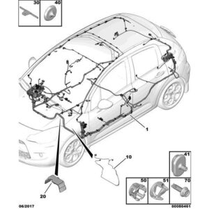 Citroen C3 2009-2013 Petrol Interior Wiring.Harness