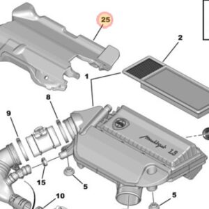 Citroen Nemo 2008-2015 Air Filter Deflector