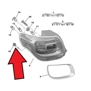 DS3 Reverse Lamp Bulb Holder