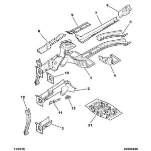 Citroen C3 2002-2005 Petrol Front Bumper Fixings