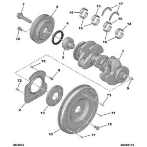 Citroen DS3 2010-2022 Petrol Cylinder Housing Gasket Plate