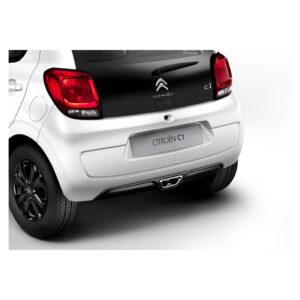 Citroen C1 2014-2022 Rear Bumper Vent 1 Tailpipe Aluminium Look