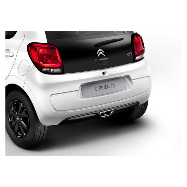 Citroen C1 2014-2022 Rear Bumper Vent 1 Tailpipe Aluminium Look