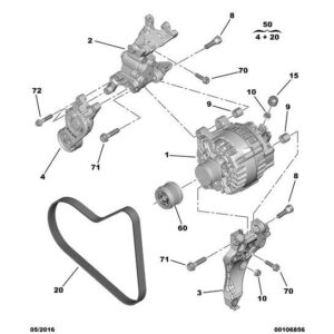 Citroen C3 2015-2021 Diesel Alternator Pulley