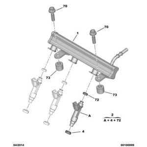 Citroen C1 2014-2022 Petrol Petrol Injector