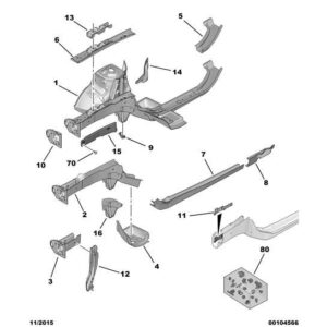 Citroen DS3 2010-2022 Petrol Front Bumper Fixings