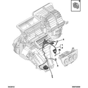 Citroen Nemo 2008-2015 Petrol Heater Wiring