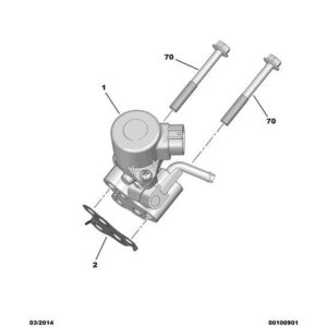Citroen C1 2014-2022 Petrol Pollution Control Circuit Seal