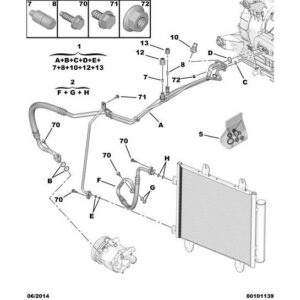 Citroen C1 2014-2022 Petrol Dehydrator Pressure Switch