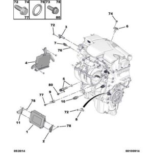 Citroen C1 2014-2022 Petrol Electronic Box Bracket