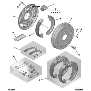 Citroen C1 2012-2014 Petrol Wheel Cylinder