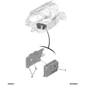 Citroen C3 Air Cross 2017-2021 Petrol Air Conditioning Control Unit