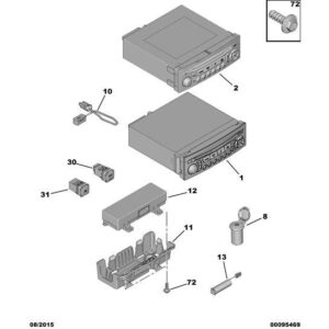Citroen C3 2009-2013 Petrol Radio Receiver