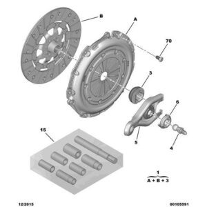 Citroen DS3 2010-2022 Petrol Clutch Kit