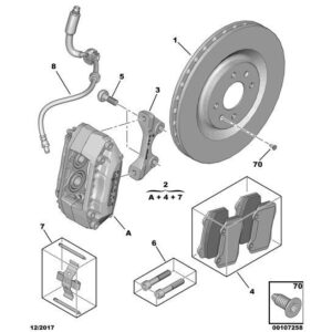Citroen DS3 2010-2022 Petrol New Front Brake Caliper