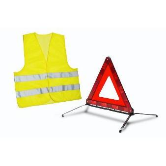 Carpoint 0113911 Warning Triangle with Safety Vest 